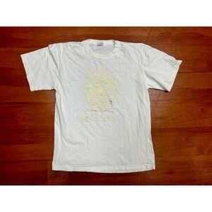 Siama Club tourist T-Shirt Gold Graphic Short Egyptian hieroglyphs Sleeve Tee XL